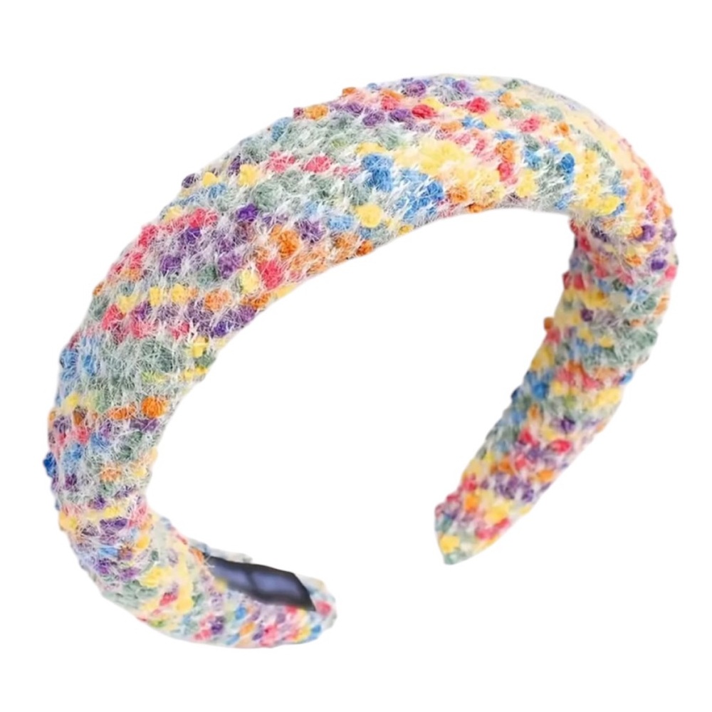 Colorful Yarn Hand-Knitted Headband,